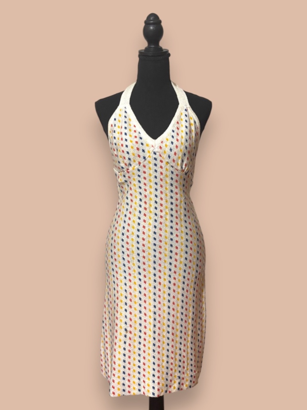 Knit Halter Neck Dress
